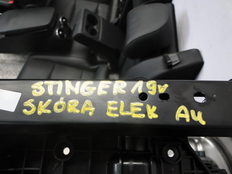 фото №11, Сидіння заднє сидіння kia stinger 2019 rok шкіра електрика
