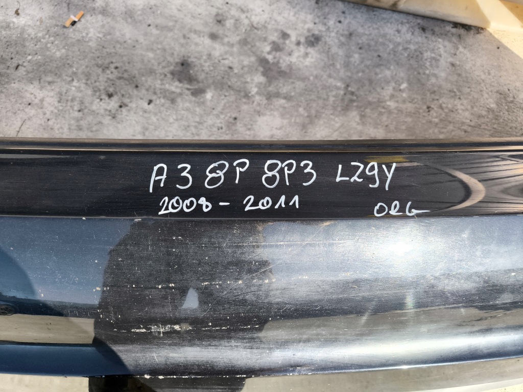 Бампер задня audi a3 8p lift 2008-2012 3- двері lz9y kompletny Київ