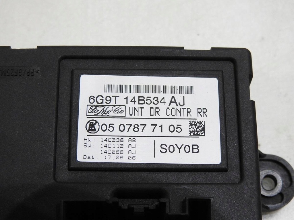 фото №8, Модуль блок керування двері задня ford s-max mk1