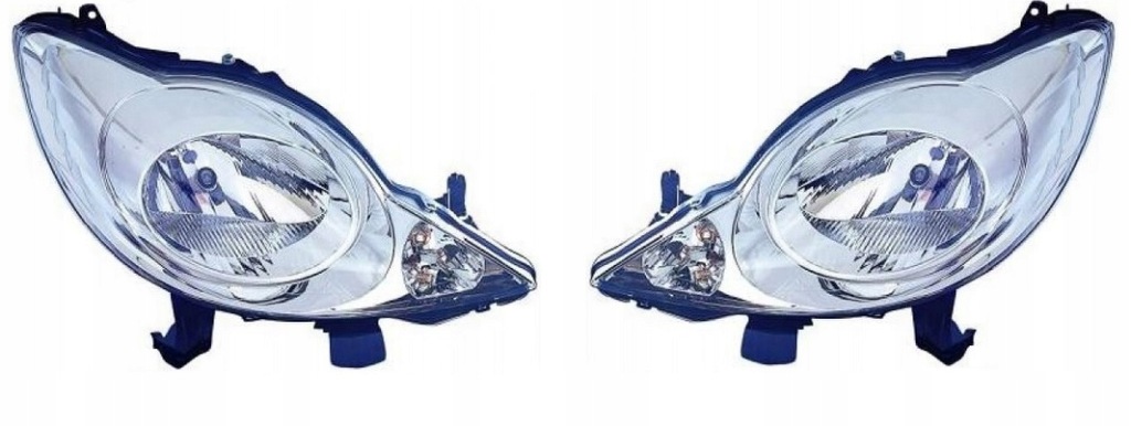 фото №1, Фара лампа peugeot 107 05-12 valeo l+p