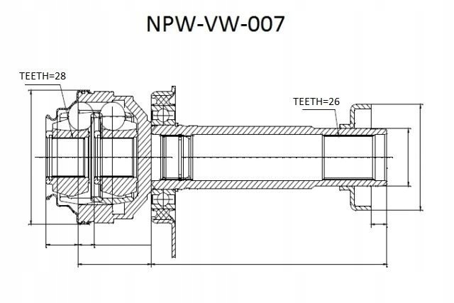 фото №3, Npw-vw-007 nty шарнир внутренний