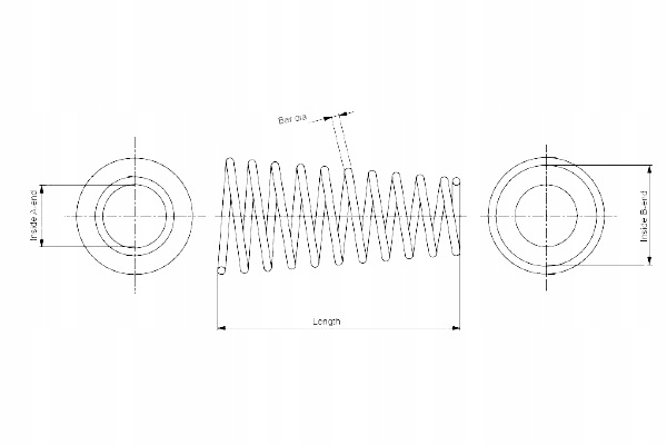 фото №1, Monroe пружина подвеска задняя l/p hyundai accent ii 1.3-1.6