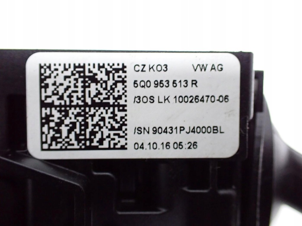 фото №9, Важіль перемикач стрічка комбінований 5q0953507hq skoda octavia iii 5e 16r