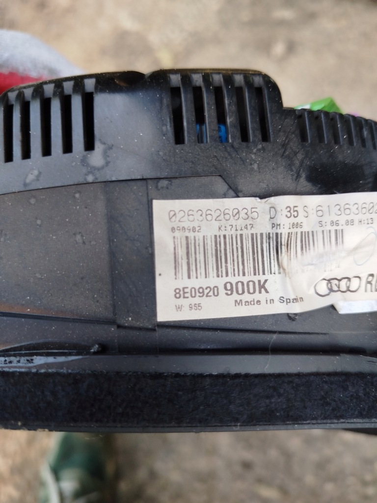 фото №6, Лічильник прилади audi a4 b6 2.5 tdi 8e0920900k