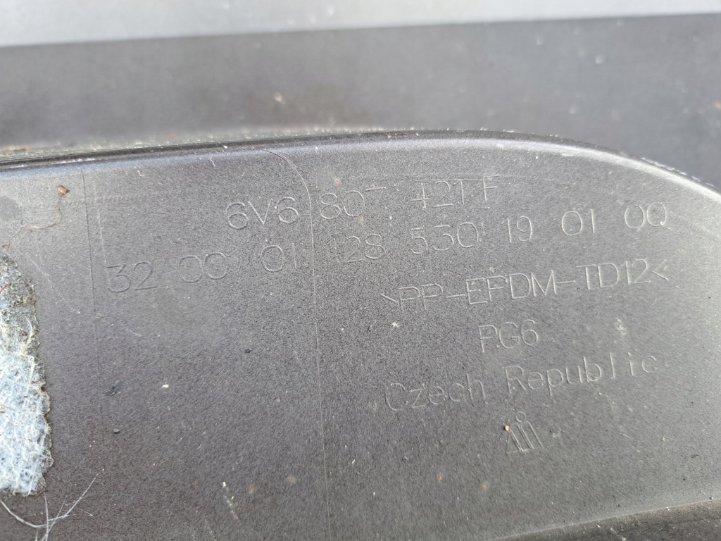 фото №9, Skoda fabia iii lift hb бампер задня 6v6807421f