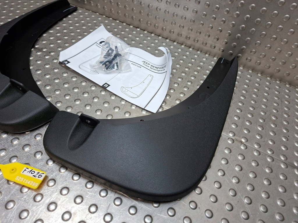 фото №3, Брызговики перед правый левый комплект jeep renegade 14- 82214128