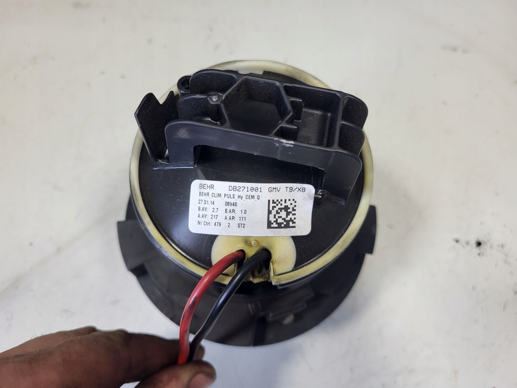 фото №6, Вентилятор воздуходувка отопителя peugeot 308 t9 db271001
