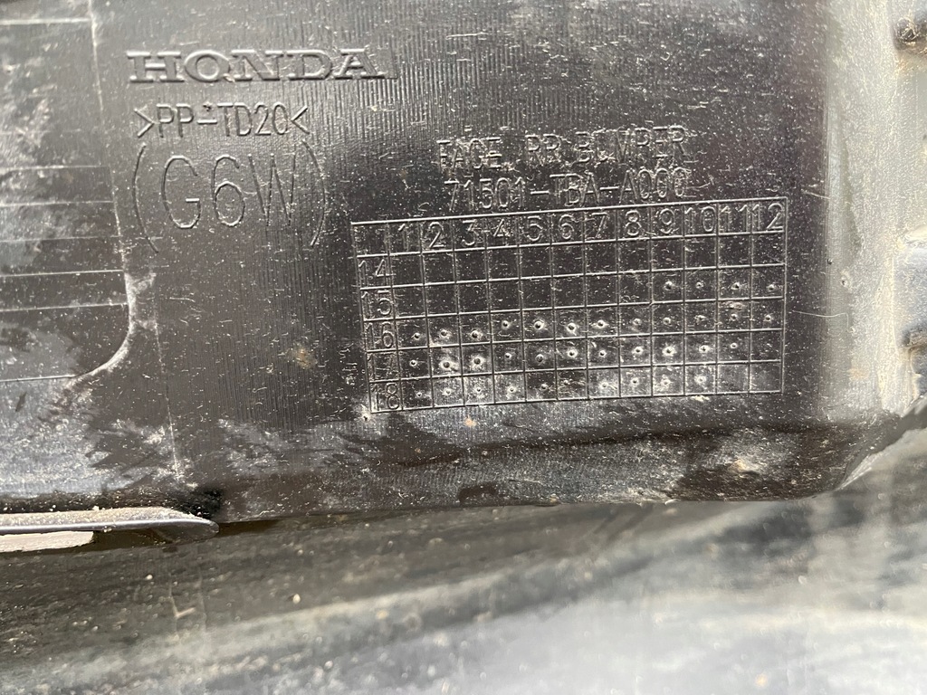 фото №15, Бампер задняя задний honda civic 10 x sedan 2017- чёрный