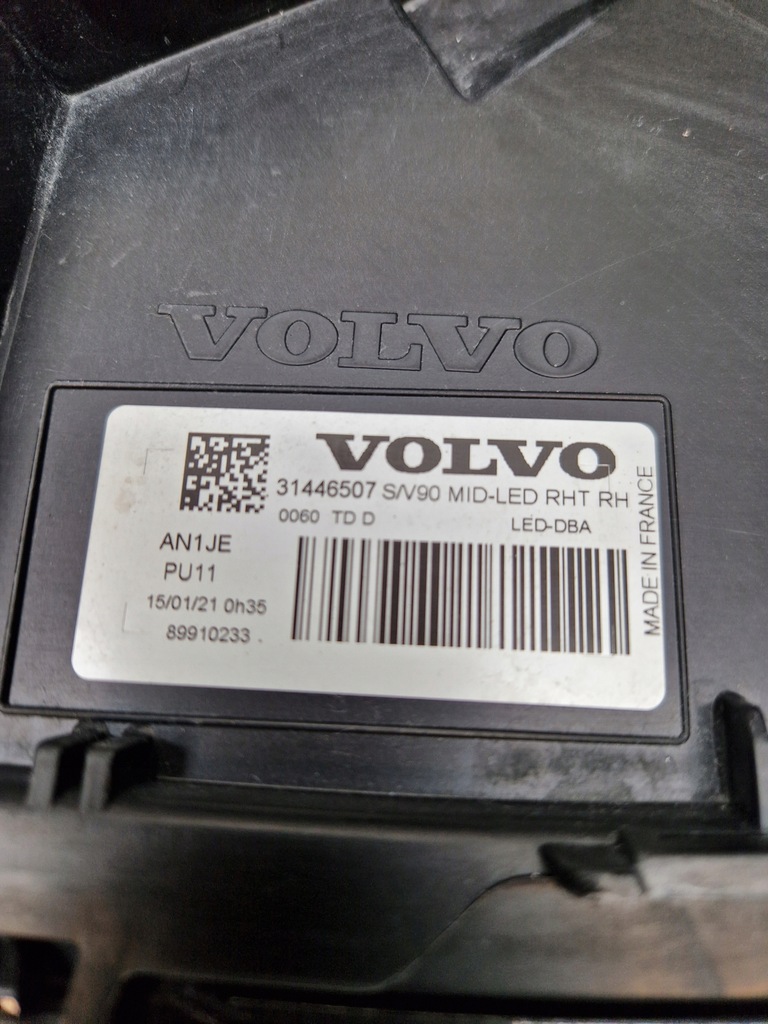 фото №14, Volvo v90 s90 лампа перед ліва права full led mid