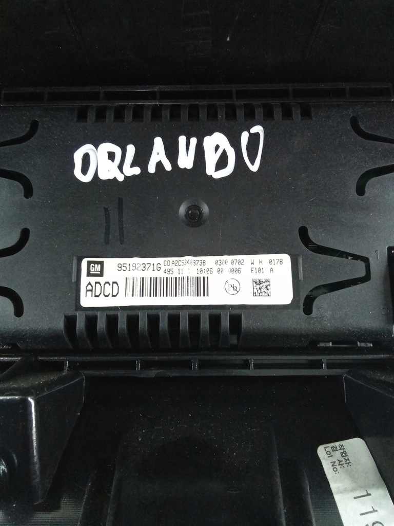 фото №5, J209 дисплей chevrolet orlando 95192371g