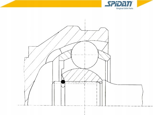 Набор шарнир приводного spidan 1349785080 46308 Оригинал