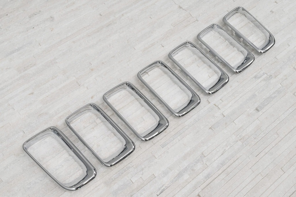 фото №9, Jeep compass хромированные вкладыши решетка 68109865aa