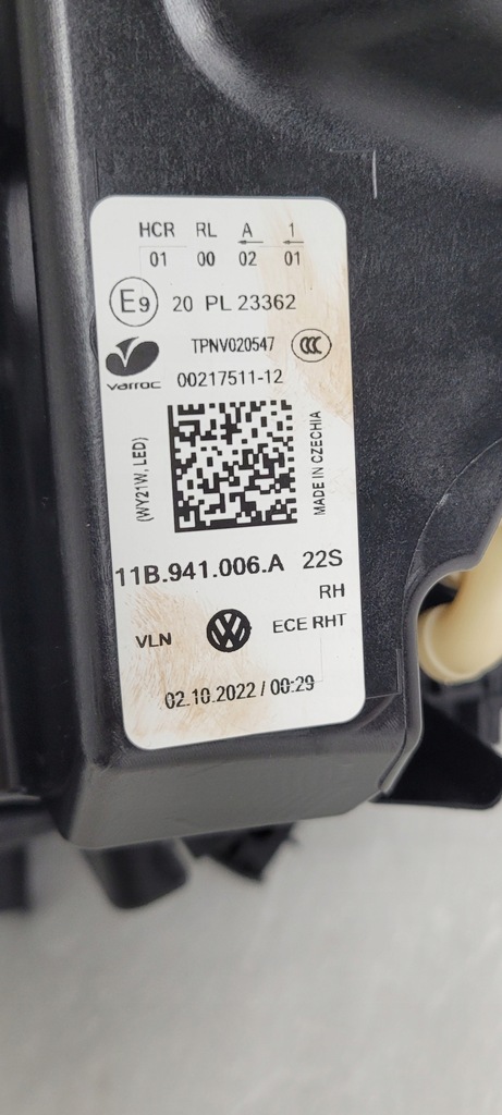 фото №12, Лампа права перед передня vw id.4 id4 2020- 11b941006a