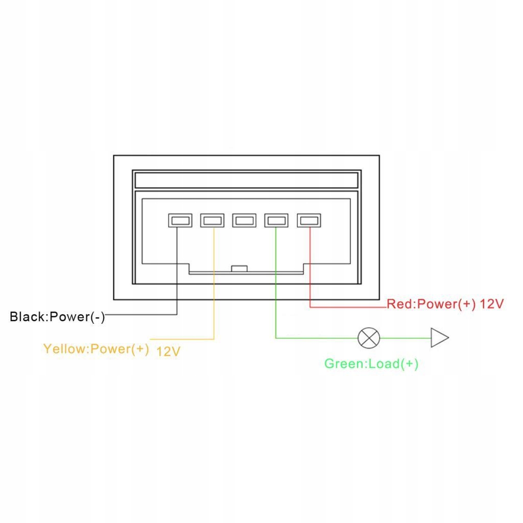 фото №8, 5 x перемикач натискний білий діод led symbol
