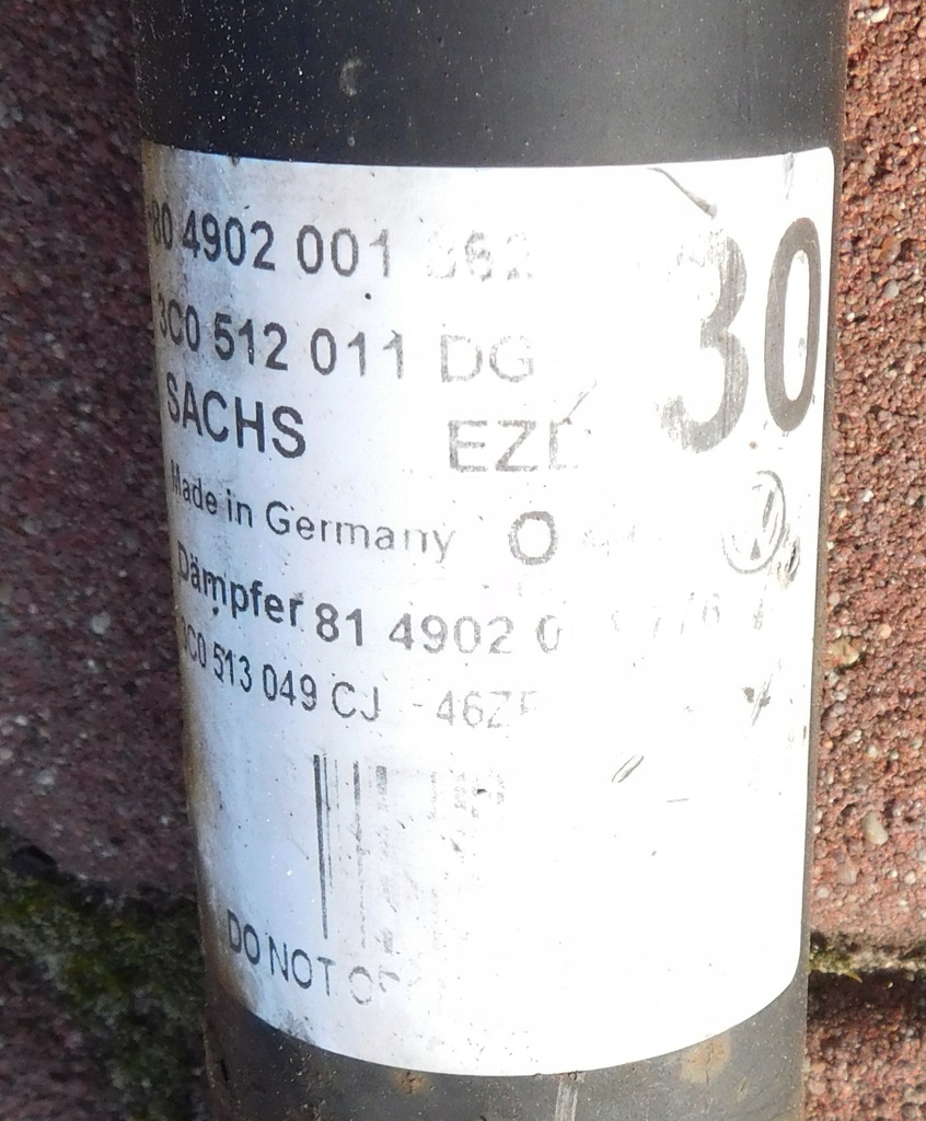 фото №2, Passat cc r36 амортизатор задня sport 3c0512011dg