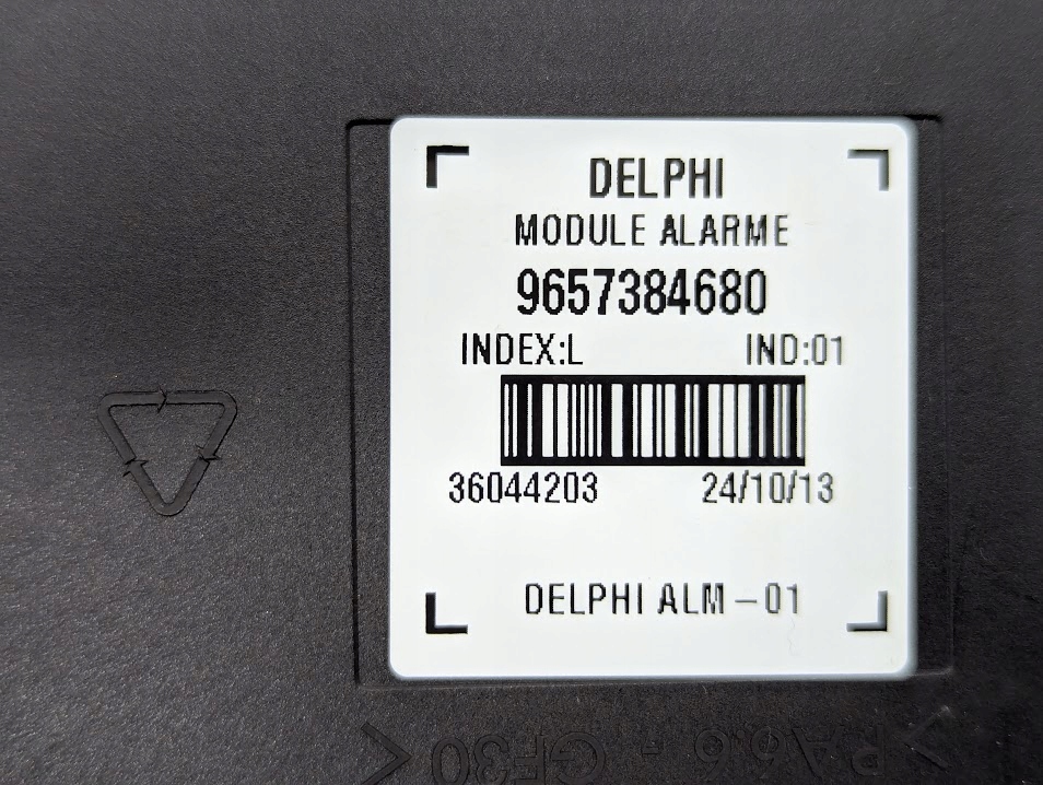 фото №5, Модуль сигнализация peugeot 3008 i 9657384680