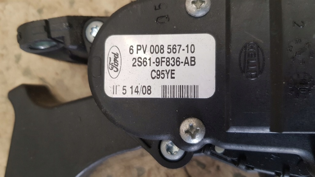 фото №2, Педаль потенціометр газу ford fusion lift 1.4tdci