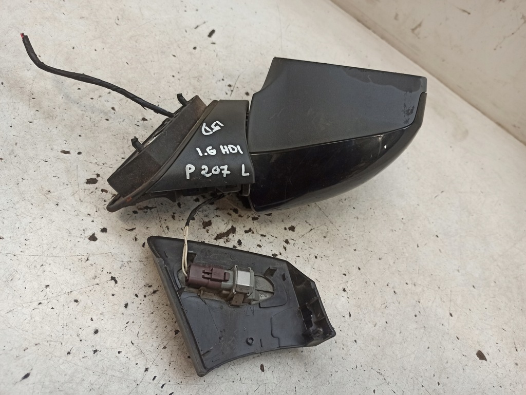 фото №7, Peugeot 207 1.6 hdi зеркало левая электрический 96806498xt
