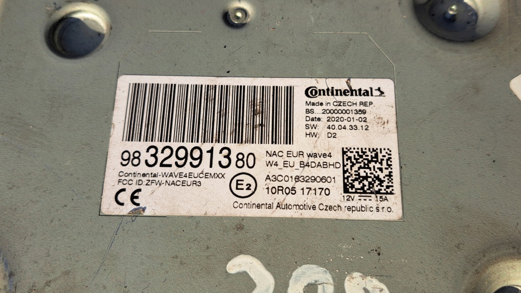 фото №3, Peugeot 208 ii - радіо навігація 9832991380