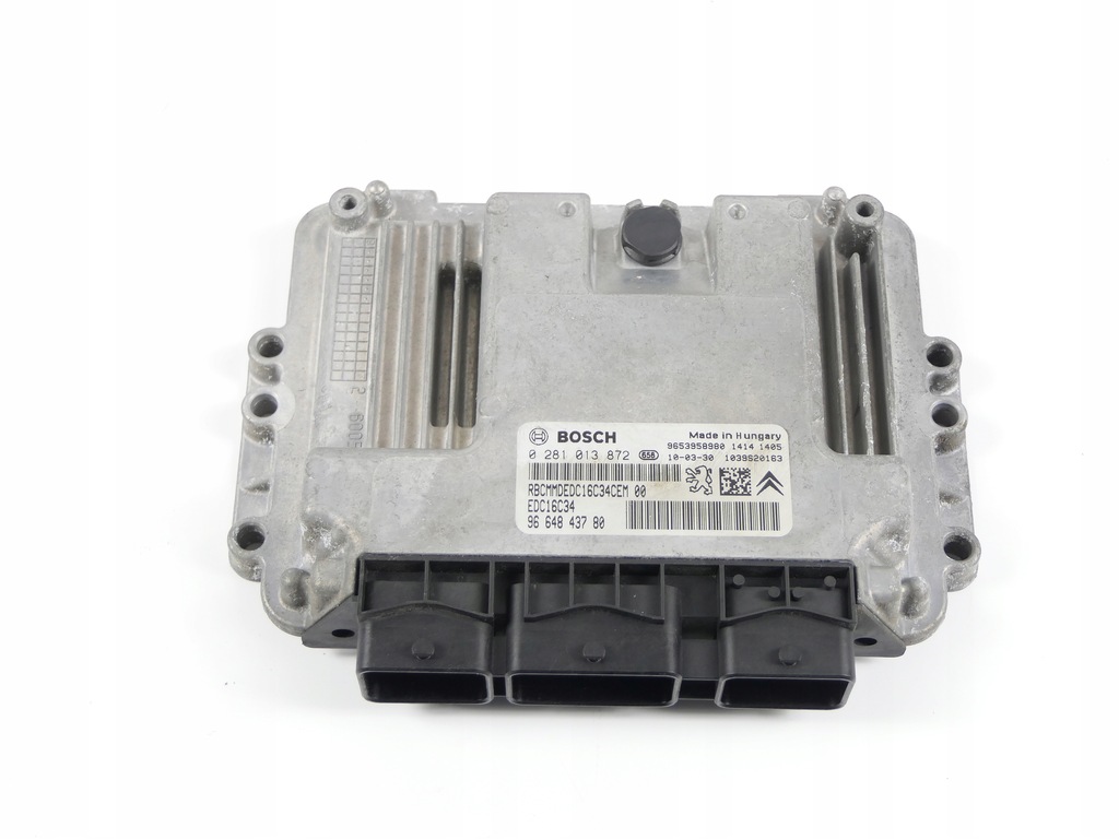 фото №8, Бортовой компьютер блок управления двигателя citroen c3 picasso 08-12r. 1.6 hdi