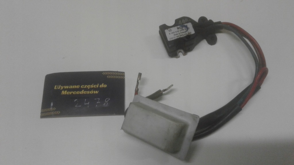 фото №1, Резистор вентилятор w 140 w 210 nr 9140010245