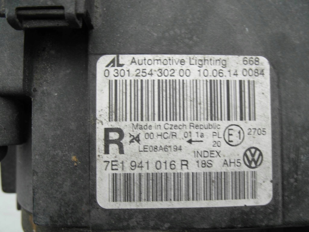 фото №11, Vw t5 lift обычная idealna лампа передняя правая правый перед 7e1941016r nr72