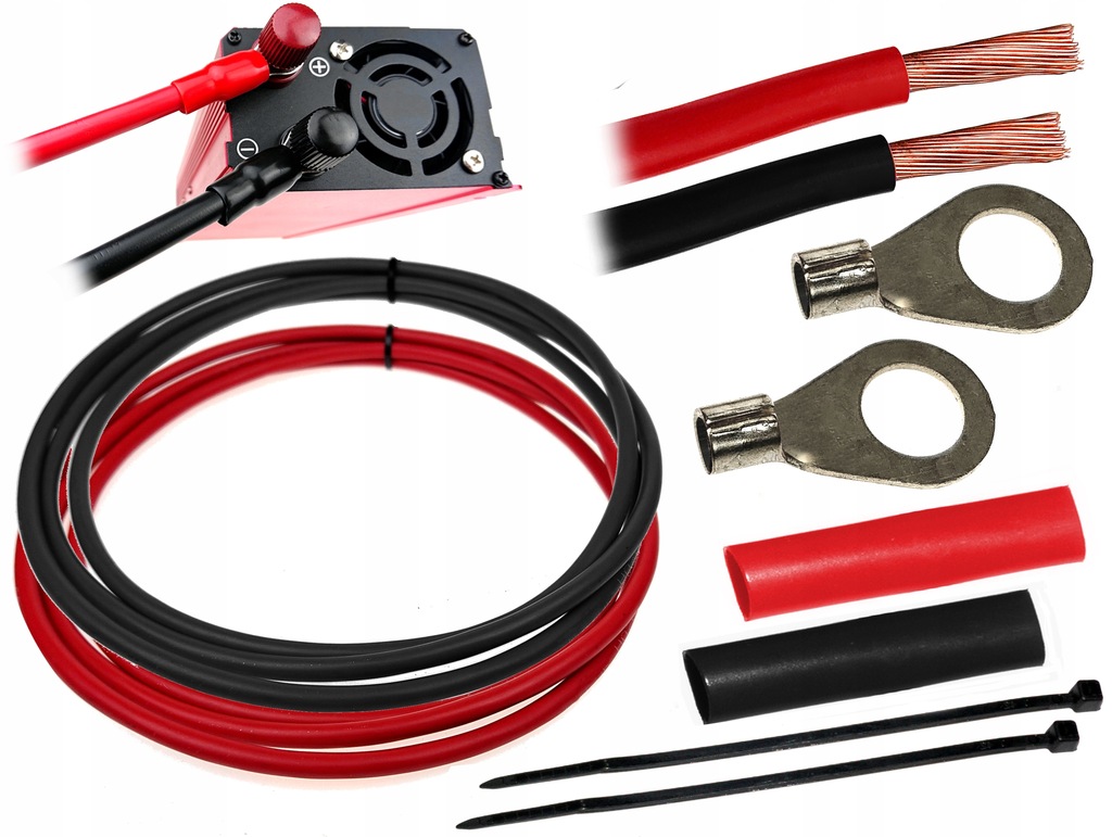 фото №1, Дроти заряджання el-car pz/napięcia 6mm2 2m