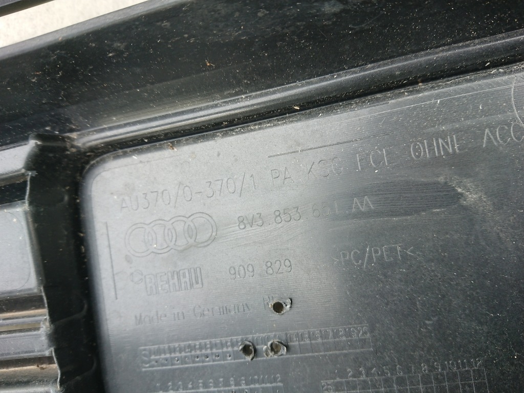 фото №15, Audi a3 8v lift 16- sportback hb решётка радиатора решётка радиатора