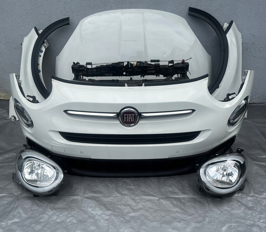 фото №5, Fiat 500x lift бампер капот лампы крылья pas передний 2018-