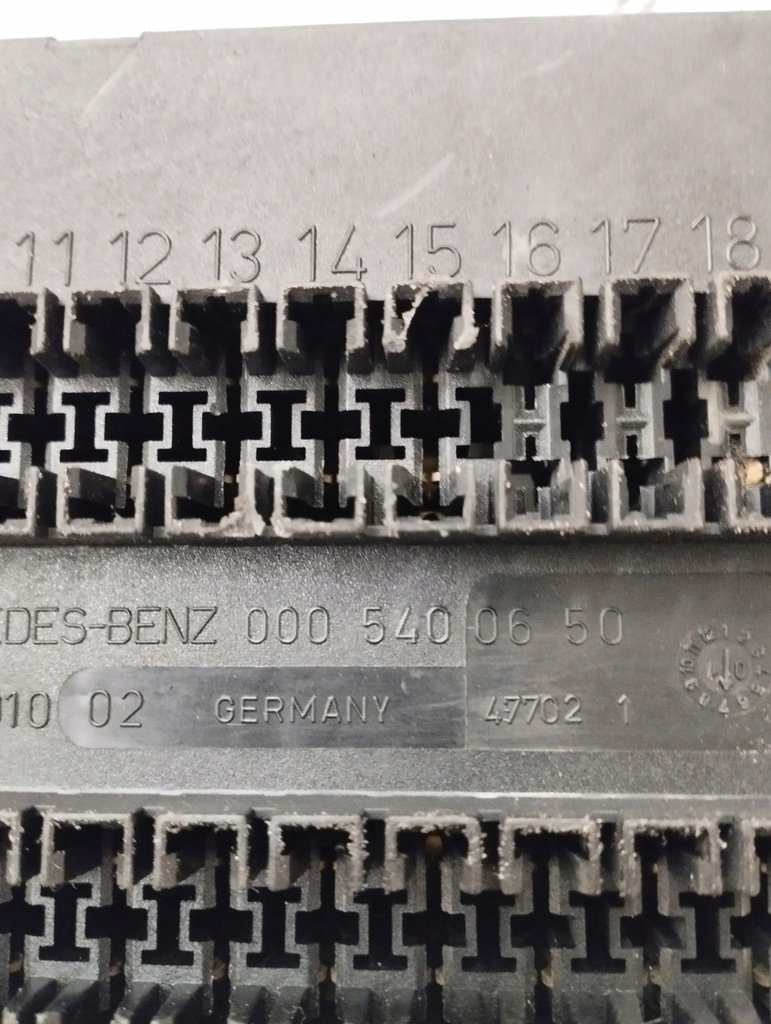 фото №12, Mercedes vito коробка запобіжників модуль bsm 0005400650