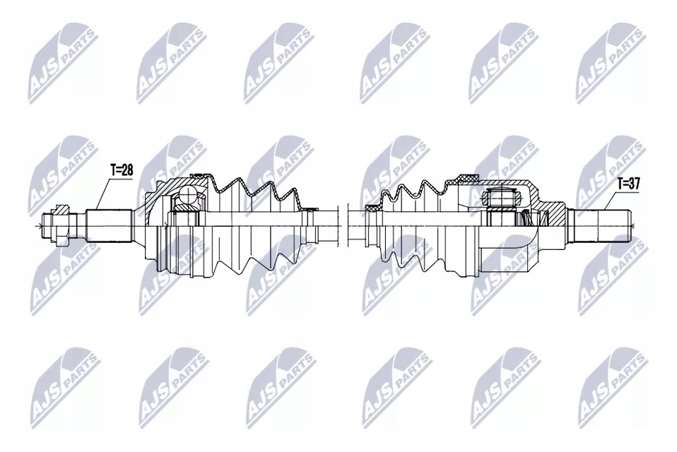 фото №2, Привідний вал привідна перед лівий citroen c4 c5 peugeot 3008 ii 5008 ii 2013-