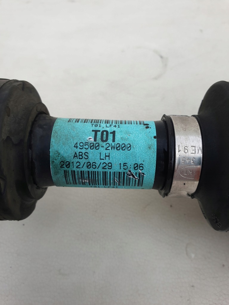 фото №8, Hyundai santa fe iii 12-1 приводной вал левая перед 2.0 crdi автоматическая коробка передач 4wd 49500-2w000