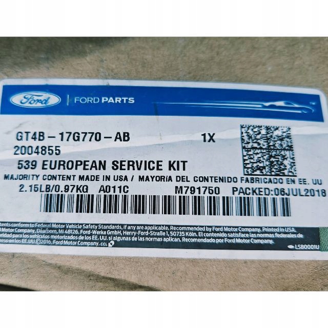 Купить Ford edge sport 2015 - правый  наконечник выхлоп оригинальный номер _ 2004855 _ gt4b-17g770-ab