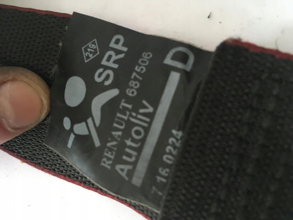 фото №9, Pas безопасности правый перед renault espace iv