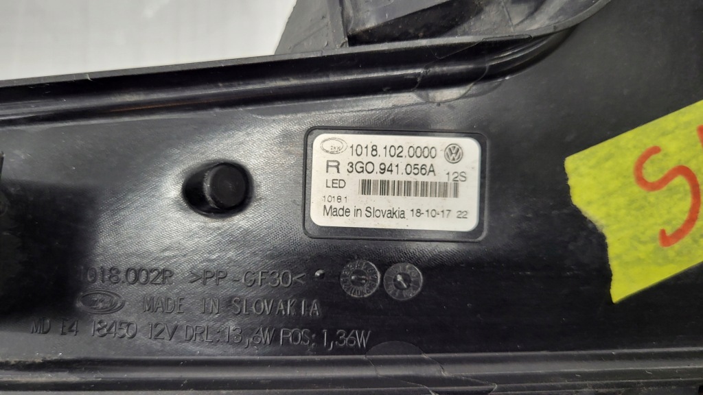 фото №5, Vw volkswagen passat b8 протитуманна фара drl правий led 3g0