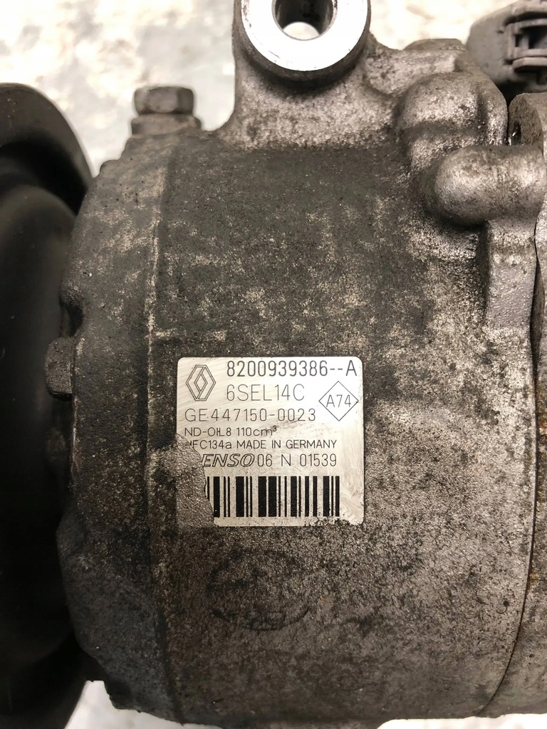 фото №6, Компресор компресор кондиціонера renault scenic iii 8200939386