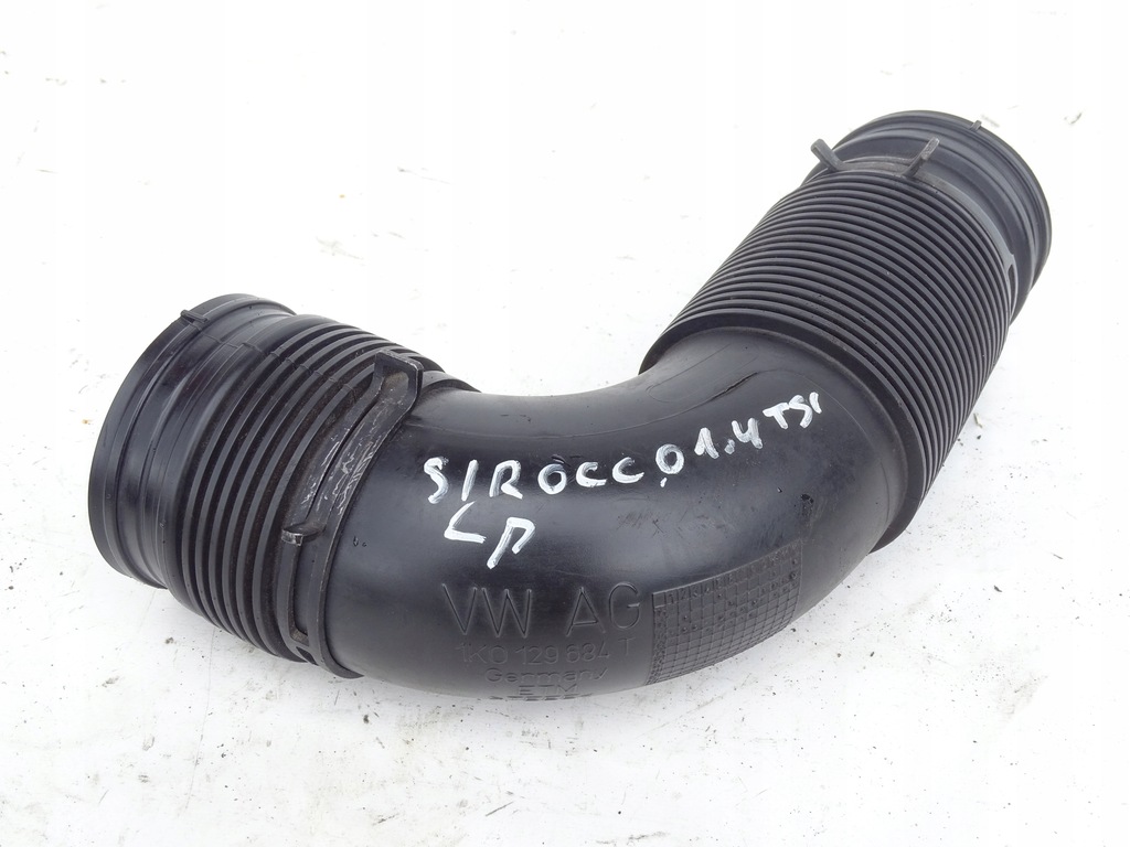 фото №1, Wąż труба повітрозабірник повітря 1k0129684t vw scirocco 3 iii 137 1.4 tsi