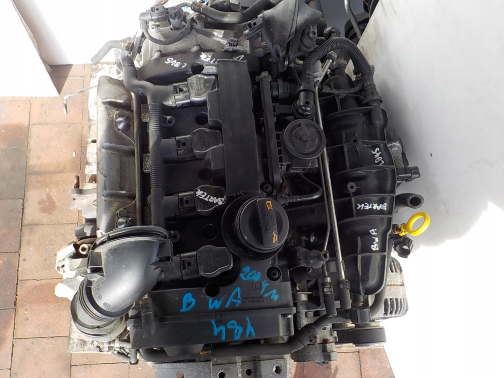 Passat audi tt 08r golf v a3 8p 2.0 tfsi 200km двигатель bwa комплектный  film Доставка