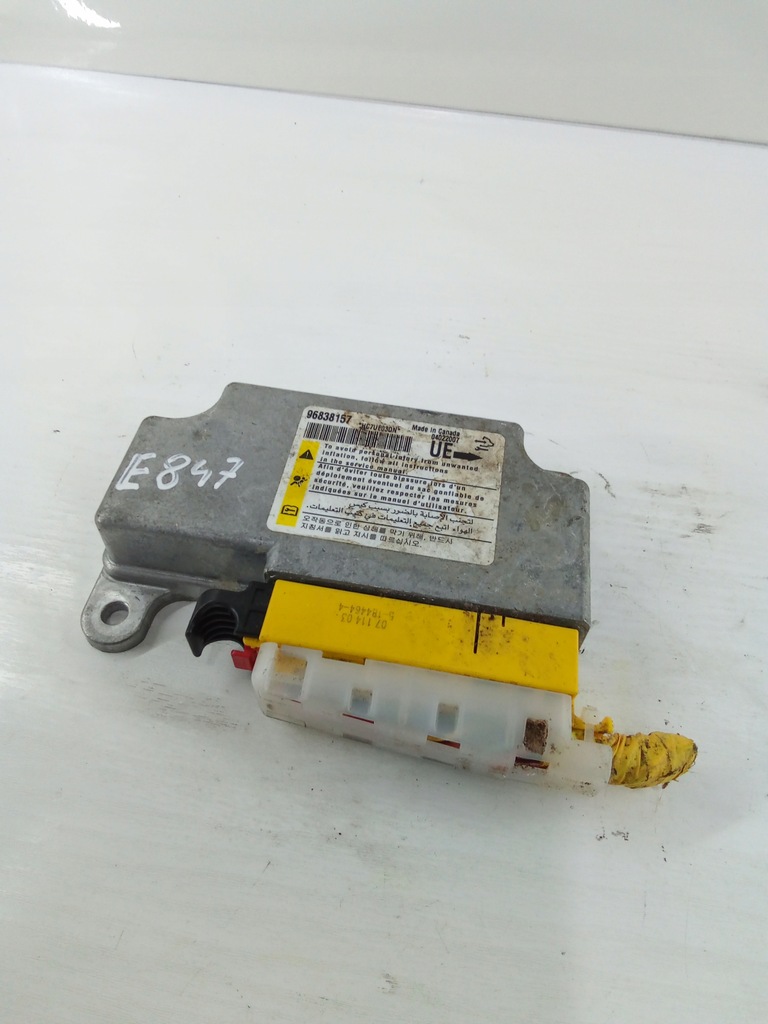 фото №1, E847 модуль подушка безопасности captiva 96838157