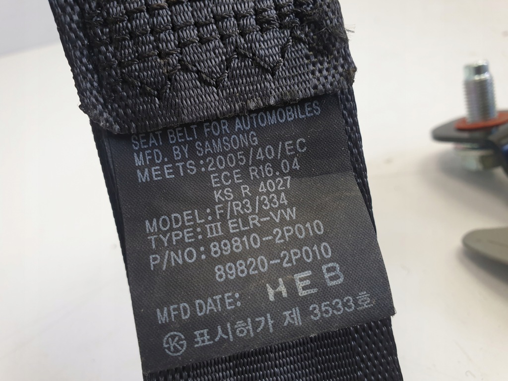 фото №3, Kia sorento ii pas безопасности левый задняя ii ряд