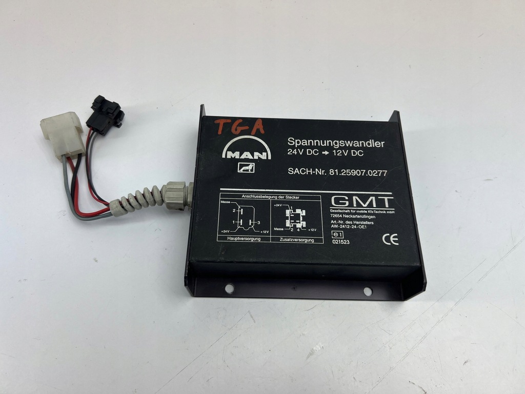 фото №1, Man tga преобразователь напряжения 81259070277