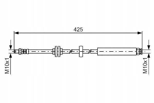 фото №2, Шланг тормозной elast. alfa romeo 159 brera spid