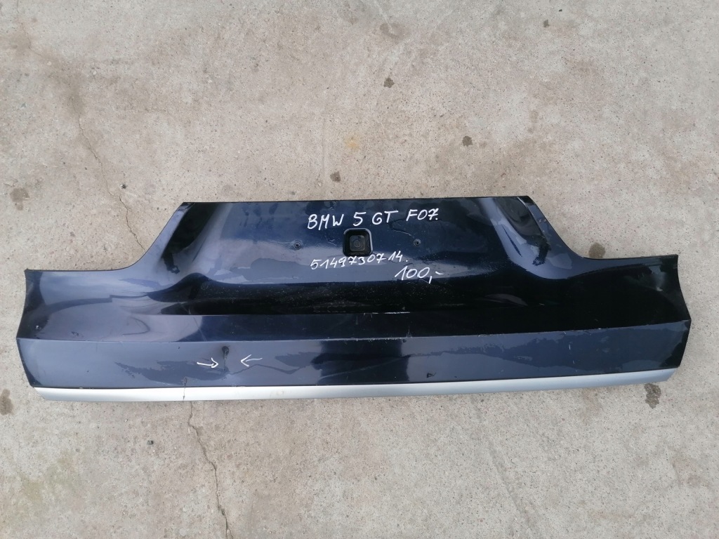 фото №1, Bmw 5 gt f07 накладка кришки багажника oryg
