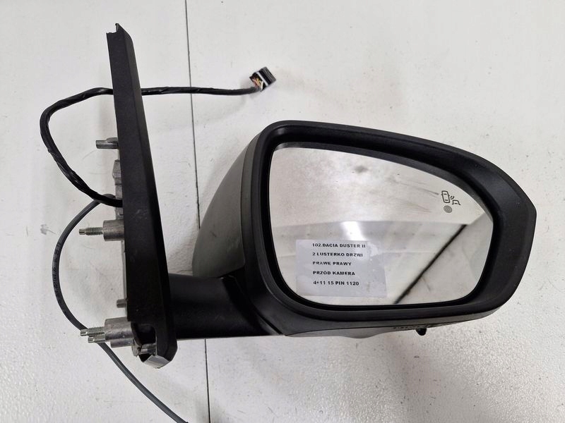 Dacia duster 2 2 дзеркало дверей праве  камера асистент 4+11 15 pin Зі Шроту