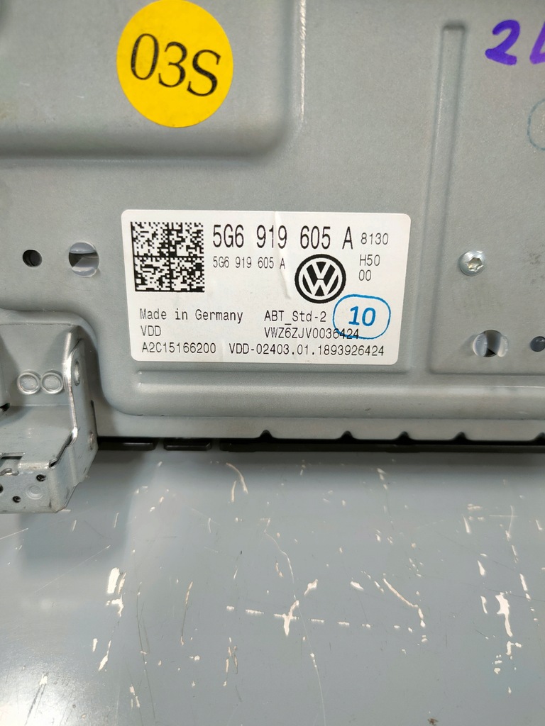 фото №8, Vw passat b8 golf vii arteon монітор дисплей навігації mib2 5g6919605a
