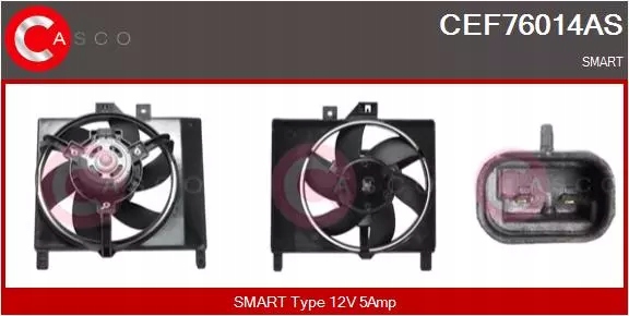 фото №2, Casco вентилятор радиатора cef76014as