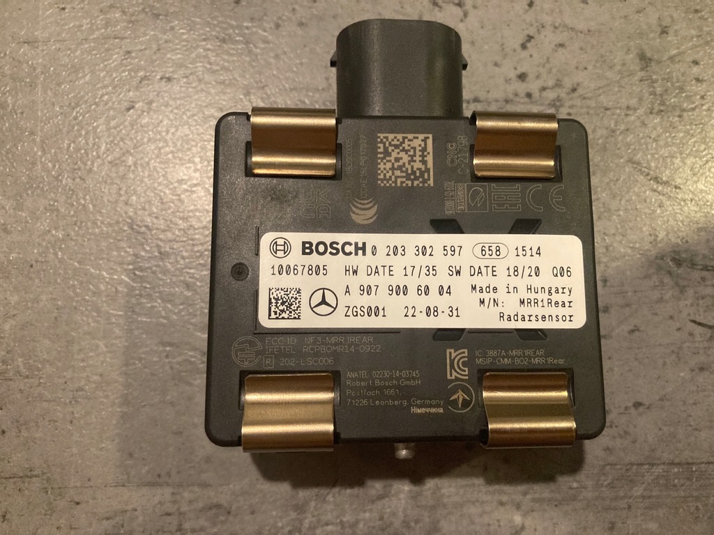 фото №1, Mercedes sprinter w907 w910 радар a9079006004 pdc