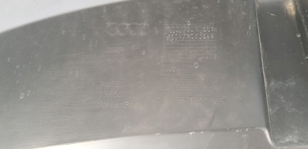 фото №12, Audi q3 19- sportback бампер задняя 83f807521