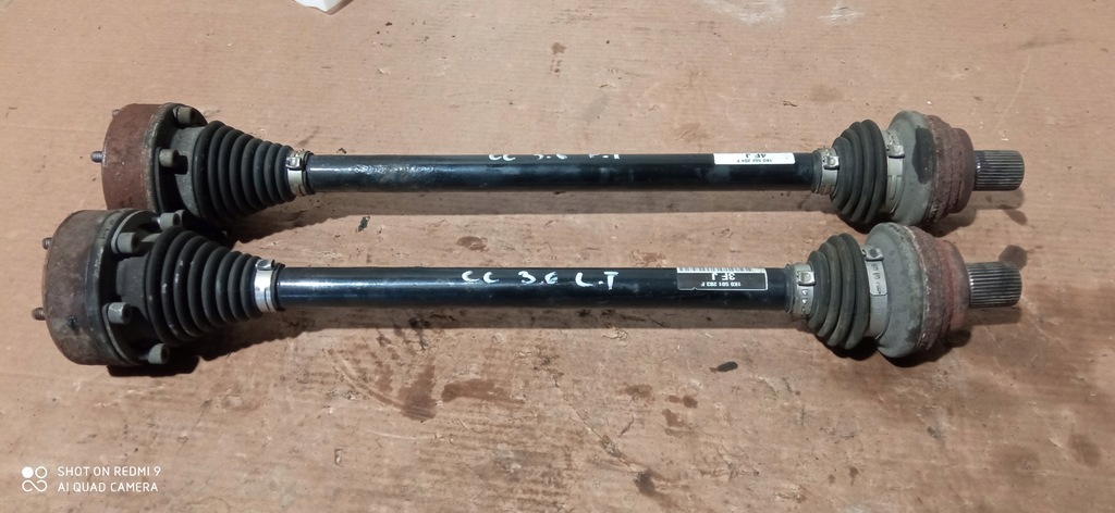 фото №1, Привідний вал vw passat cc 3,6 v6 1k0501204f правий задня