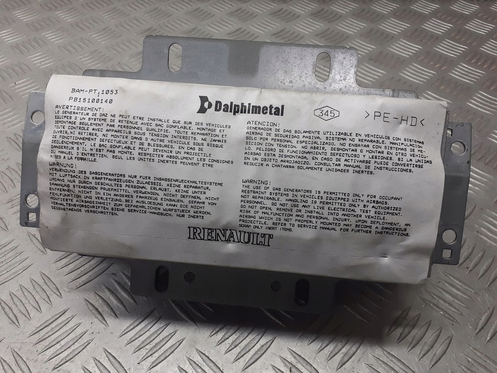 фото №1, Подушка подушка безопасности пассажира renault clio iii 1.6 8200303496e